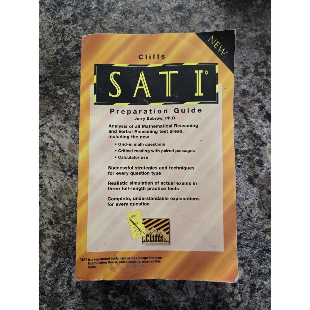 SAT I Preparation Guide : Scholastic Aptitude Test by Cliffs Notes Staff (1979,